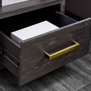 Hercules Black Wooden Side Table by Lavishway | Bedside Tables-25369