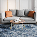 Hickman Solid Wood Grey 3 Seater Sofa by Lavishway | Fabric Sofas-23188