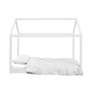 Hickory Platform Top House Single Bed by Lavishway | Wooden Beds-35492