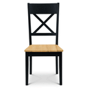 Hockley Cross Back Oak Seat Dining Chair by Lavishway | Dining Chairs-20116