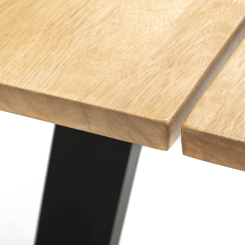 Hockley Oak Finish Wooden Dining Table by Lavishway | Dining Tables-20148