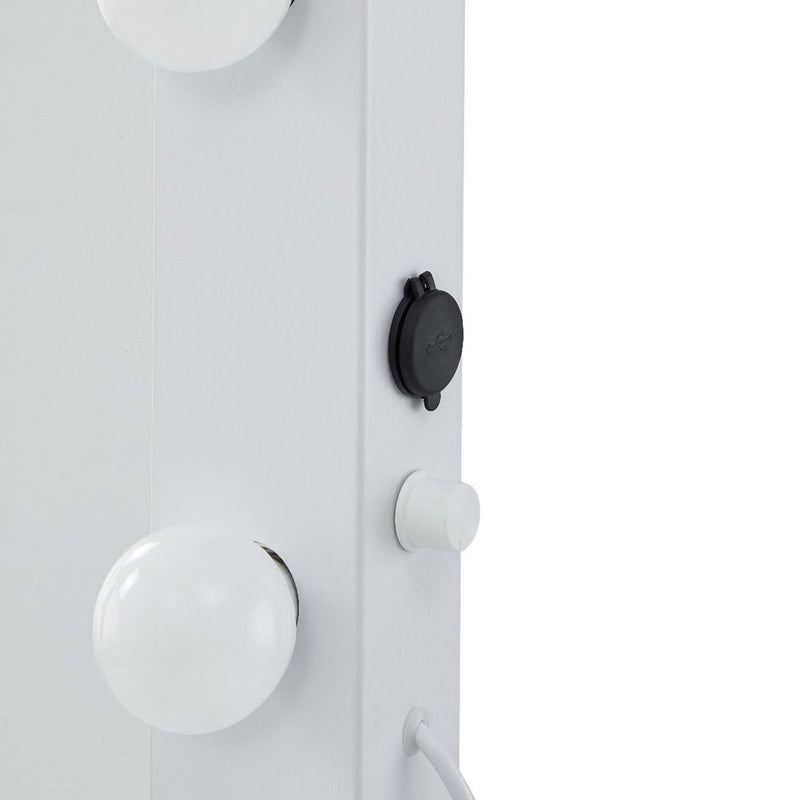 Hollywood Bluetooth Speaker Floor Mirror by Lavishway | Floor Mirrors-25205