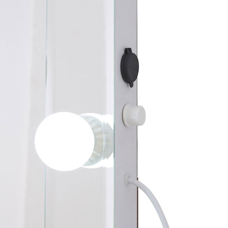 Hollywood Bluetooth Speaker Floor Mirror by Lavishway | Floor Mirrors-25195