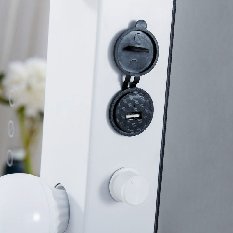 Hollywood Bluetooth Speaker Floor Mirror by Lavishway | Floor Mirrors-25215