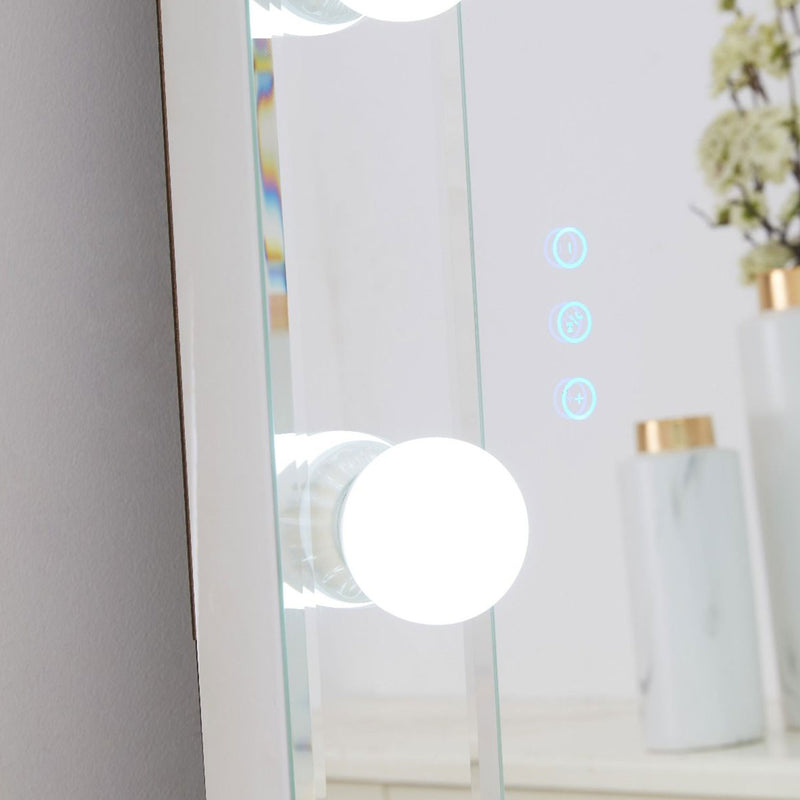 Hollywood Bluetooth Speaker Floor Mirror by Lavishway | Floor Mirrors-25200