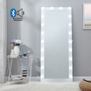 Hollywood Bluetooth Speaker Floor Mirror by Lavishway | Floor Mirrors-25212