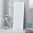Hollywood Bluetooth Speaker Floor Mirror by Lavishway | Floor Mirrors-25193