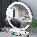 Hollywood Dressing Table Ring Mirror by Lavishway | Table Mirrors-25093