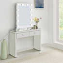 Hollywood White Mirror & Glass Console Table by Lavishway | Wall Mirrors-25162