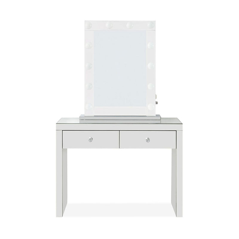 Hollywood Glass Console & LED Desktop Mirror by Lavishway | Wall Mirrors-25175