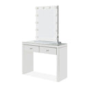 Hollywood Glass Console & LED Desktop Mirror by Lavishway | Wall Mirrors-25176