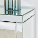 Hollywood White Mirror & Glass Console Table by Lavishway | Wall Mirrors-25166