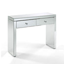 Hollywood White Mirror & Glass Console Table by Lavishway | Wall Mirrors-25169