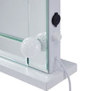 Hollywood Glass Dressing Table Mirror by Lavishway | Table Mirrors-25712