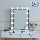 Hollywood Glass Dressing Table Mirror by Lavishway | Table Mirrors-25706