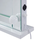 Hollywood Glass Dressing Table Mirror by Lavishway | Table Mirrors-25730