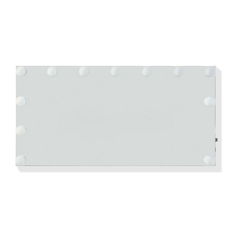 Hollywood Glass Dressing Table & Mirror by Lavishway | Table Mirrors-25124