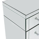 Hollywood Glass Dressing Table & Mirror by Lavishway | Table Mirrors-25132