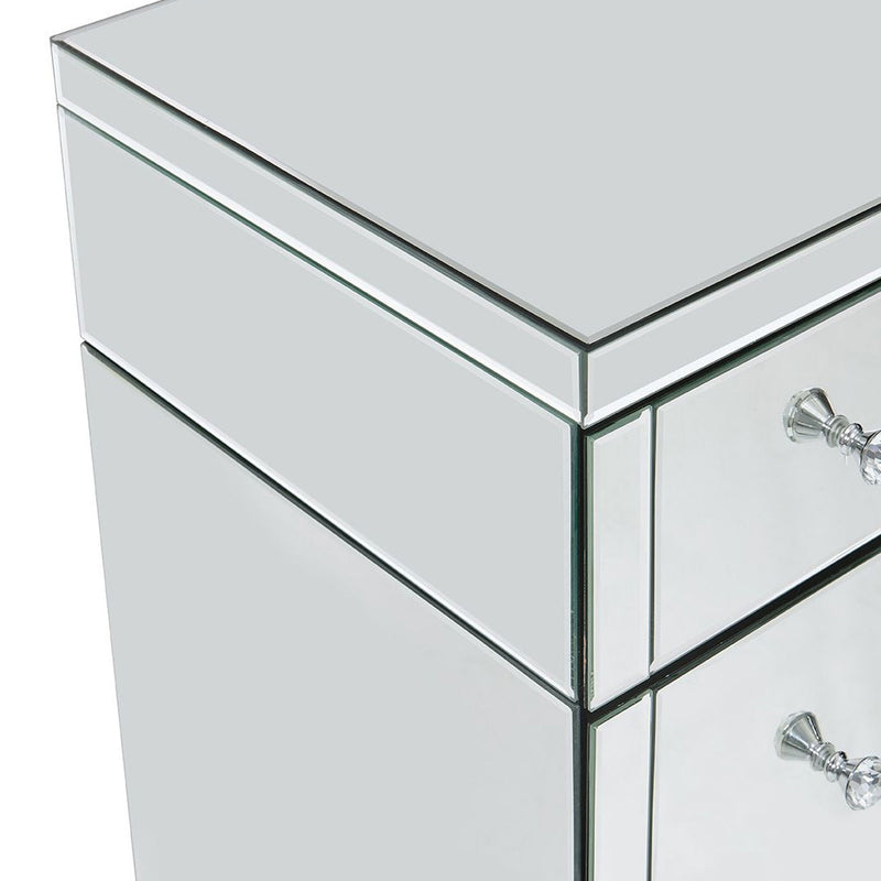 Hollywood Glass Dressing Table & Mirror by Lavishway | Table Mirrors-25132