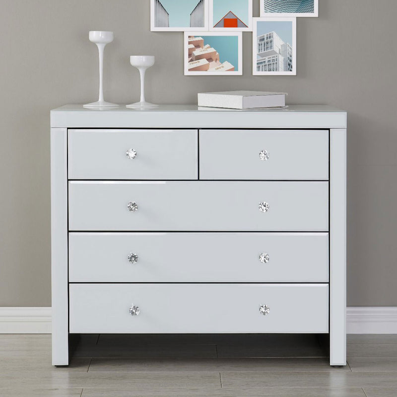 Hollywood Mirrored Chest of Drawers by Lavishway | Chest Of Drawers-25316