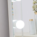 Hollywood LED Bulbs Unique Floor Mirror by Lavishway | Floor Mirrors-25234