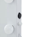 Hollywood LED Bulbs Unique Floor Mirror by Lavishway | Floor Mirrors-25244