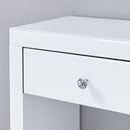 Hollywood White 2 Drawers Console Table by Lavishway | Hallway Console Table-25055