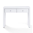 Hollywood White 2 Drawers Console Table by Lavishway | Hallway Console Table-25050