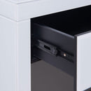 Hollywood White Console Table & Mirror by Lavishway | Wall Mirrors-25089