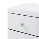 Hollywood White 7 Drawers Dressing Table by Lavishway | Dressing Tables-25045