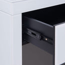 Hollywood White Console Table & Mirror by Lavishway | Table Mirrors-25078