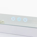 Hollywood White Dressing Table Mirror by Lavishway | Table Mirrors-25686