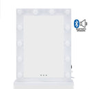 Hollywood White Dressing Table Mirror by Lavishway | Table Mirrors-25684