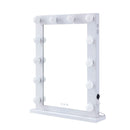 Hollywood White Gloss Dressing Table Mirror by Lavishway | Table Mirrors-25691