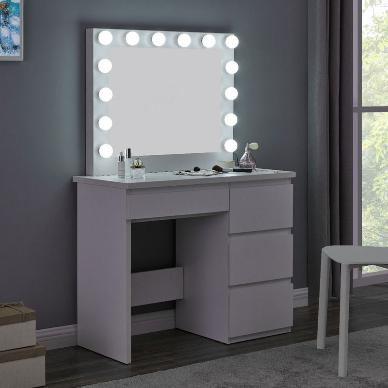 Hollywood White Vanity Station by Lavishway | Table Mirrors-25059