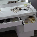 Hollywood White Vanity Station by Lavishway | Table Mirrors-25061