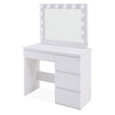 Hollywood White Vanity Station by Lavishway | Table Mirrors-25065