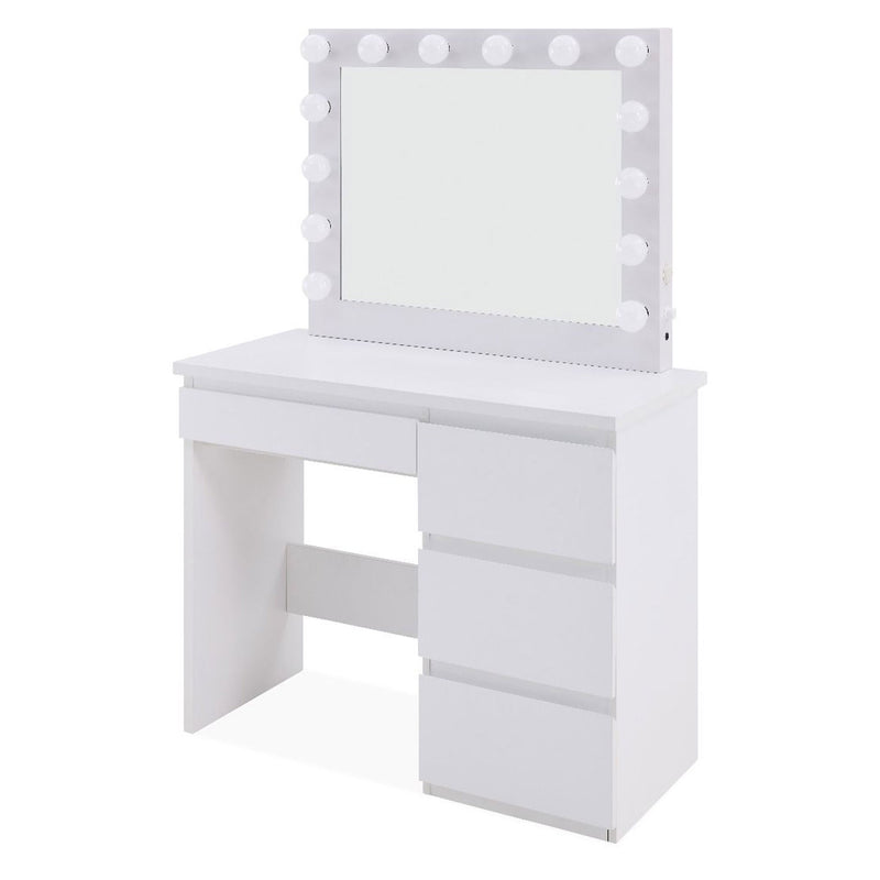 Hollywood White Vanity Station by Lavishway | Table Mirrors-25065