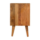 Honeycomb Blue Painted Bedside Table by Lavishway | Bedside Tables-58311