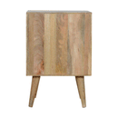 Honeycomb 2 Drawers Carved Bedside Table by Lavishway | Bedside Tables-59329