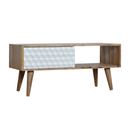 Honeycomb Contemporary Carved Coffee Table by Lavishway | Coffee Tables-59288