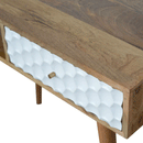 Honeycomb Carved Solid Wood Writing Desk by Lavishway | Reclaimed Wood Desks-59278