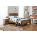 Hoxton Solid Acacia 2 Drawers Bedside Table by Lavishway | Bedside Tables-20098