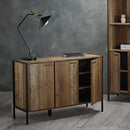 Hoxton Industrial Wooden 3 Doors Sideboard by Lavishway | Sideboards-35280