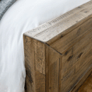 Hoxton Solid Acacia High Headboard Bed Frame by Lavishway | Wooden Beds-20094