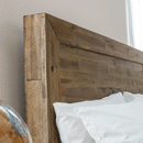 Hoxton Solid Acacia High Headboard Bed Frame by Lavishway | Wooden Beds-20093