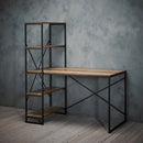 Hoxton Oak Effect Table Top Workstation by Lavishway | Book Shelves and Cabinets-28508