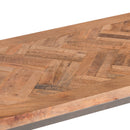 Hoxton Parquet Top Console Table by Lavishway | Hallway Console Table-26853