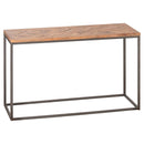 Hoxton Parquet Top Console Table by Lavishway | Hallway Console Table-26852