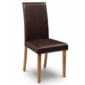 Hudson Contemporary Faux Leather Dining Chair by Lavishway | Dining Chairs-20087